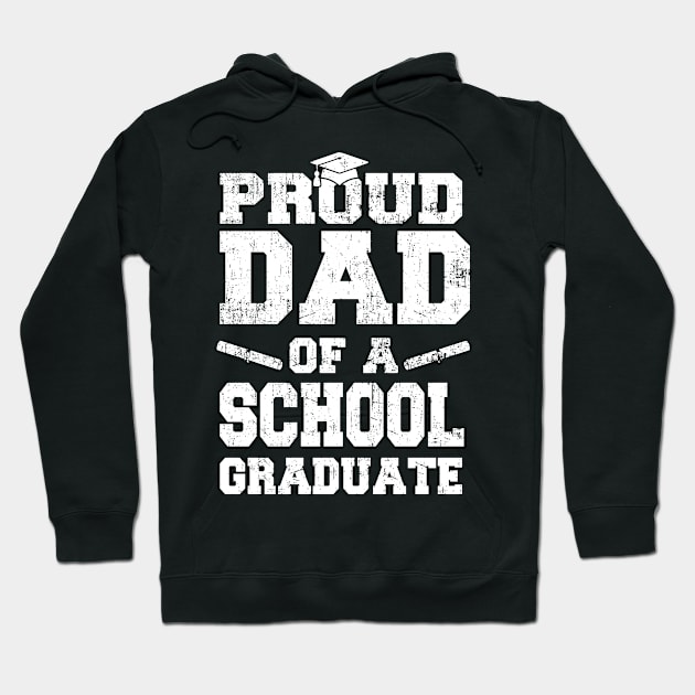 Mens Premature Newborn Nurse Gift Proud Dad School Graduate Hoodie by Schied Tungu 